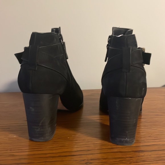 Black suede cole haan booties - Picture 5 of 5